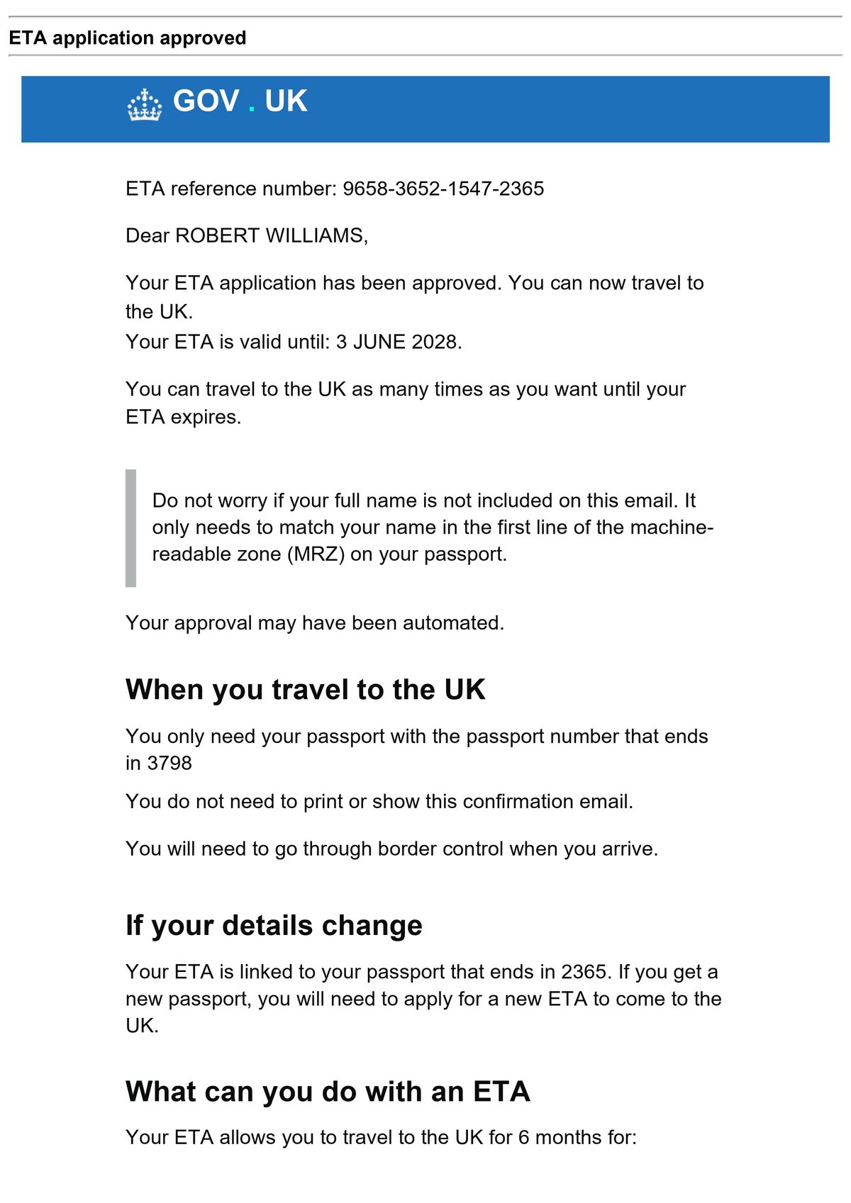 UK Multiple Entry ETA