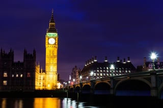 Big Ben and Parliament London Twilight