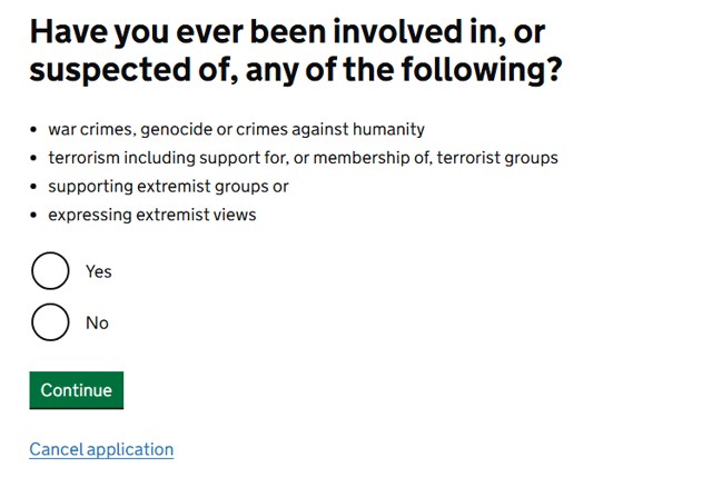 Have You Ever Been Involved Or Suspected