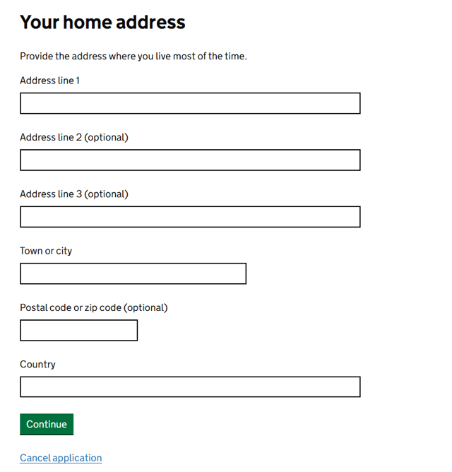 Your Home Address
