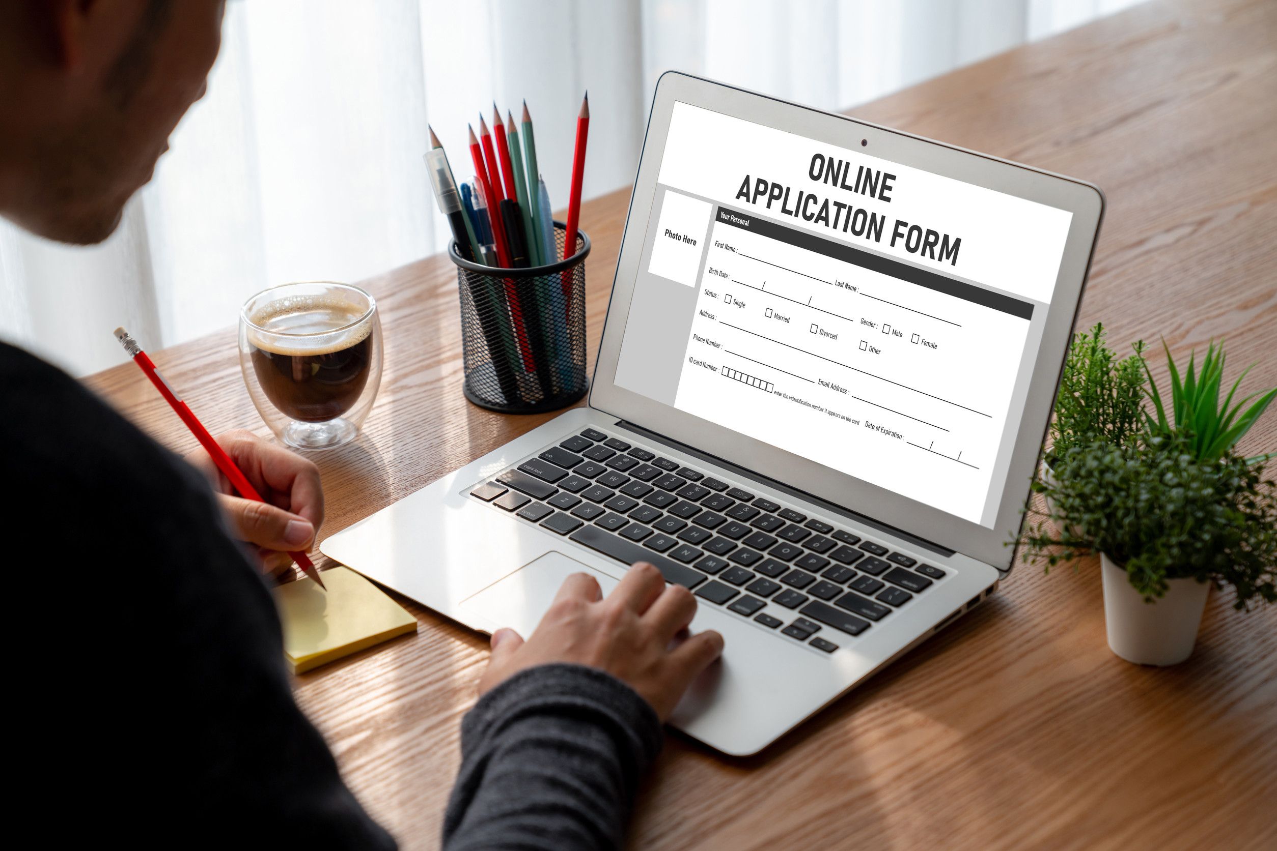 Online Application Form For Modish Registration On The Internet